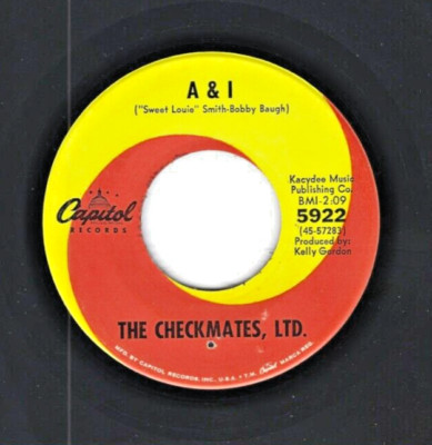 NORTHERN  SOUL 45  Checkmates, LTD.  Capitol  5922