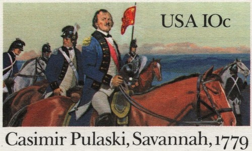 #UX79 10c Casimir Pulaski, Mint **ANY 5=FREE SHIPPING** - Picture 2 of 2