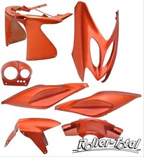 Kit Carénage Orange Métallique 7 Pièces Yamaha Aerox MBK Nitro Bodyparts Kit
