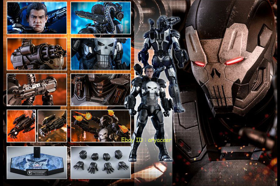 Hot Toys VGM33D28 Future Fight The Punisher War Machine Armor 1/6