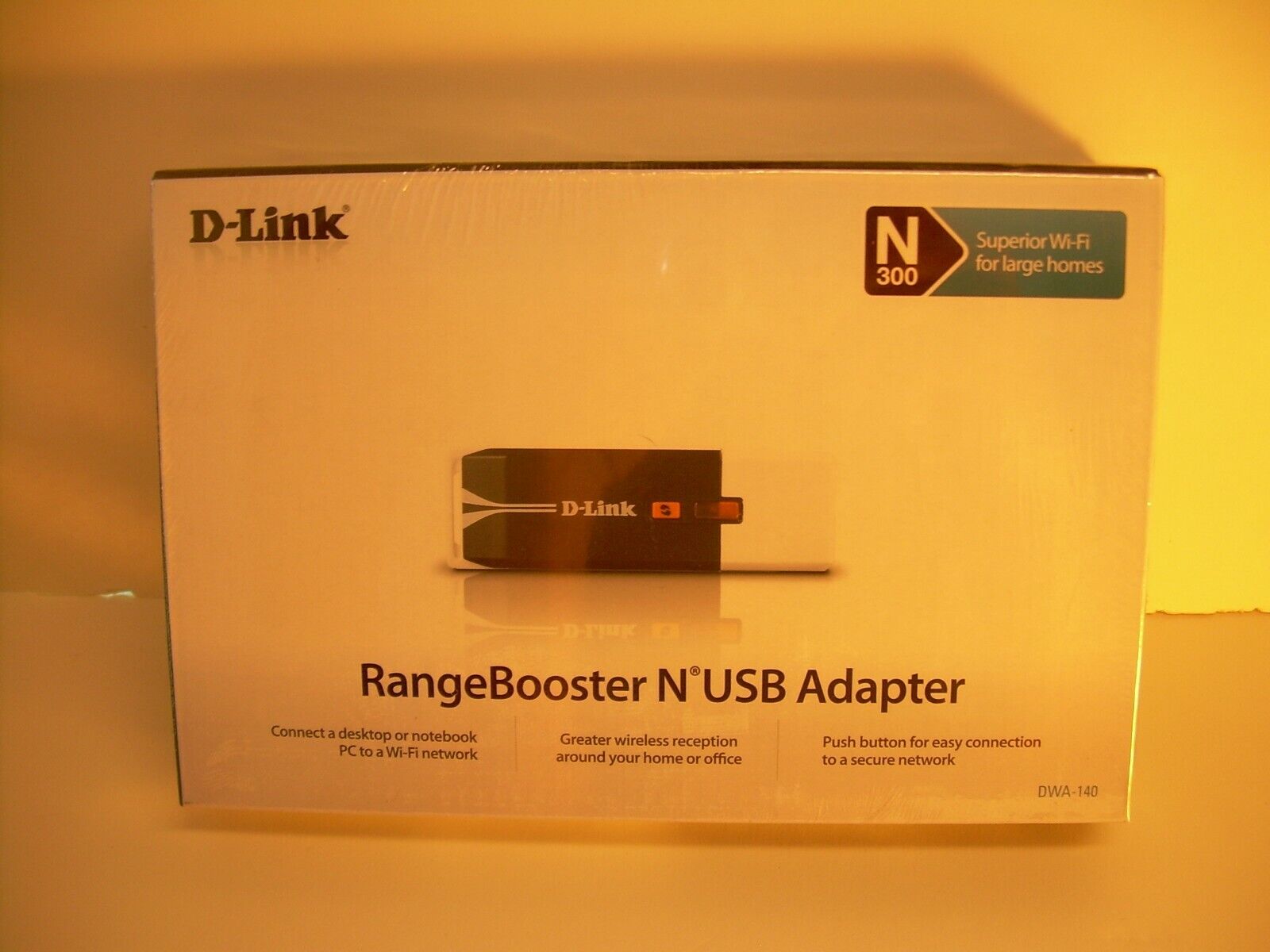 D-LINK RangeBooster N300 Wireless USB Adapter DWA-140 - New Fact