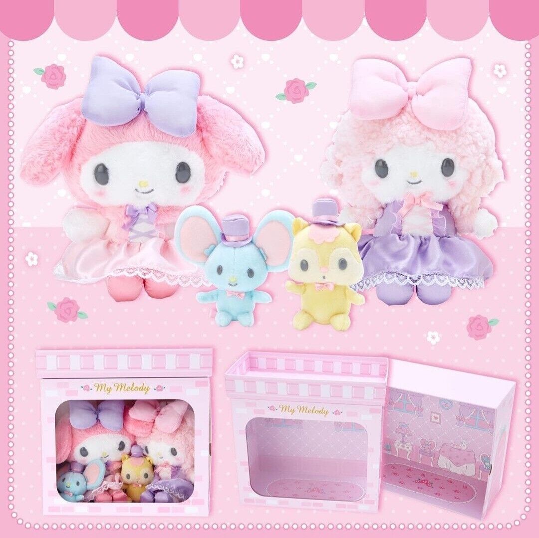 Sanrio Sanrio 4 Piece Dress-Up Plush Doll Set | Cinnamoroll