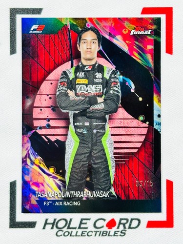 TASANAPOL INTHRAPHUVASAK 2024 Topps Finest F1 F3 #167 Red Black Vapor 2/15