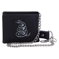 Gadget - Metallica: Nemesis Now - Black Album Embossed With Chain (Portafoglio)