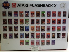 Atari Flashback X Retro Console 110 Built-in Games - 2 Wired Controllers