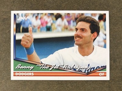 Benny The Jet Rodriguez Handmade Custom Baseball Card, The Sandlot, 1994