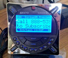 New Sanyo Sirius Satellite Radio Receiver Complete System CRSR-10 Tested Works