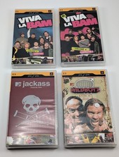 4 SEALED PSP UMD - Jackass Vol. 2, Wildboyz Vol. 2 Viva La Bam Vol 3 4 - NEW