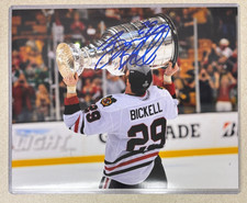 Bryan Bickell Stanley Cup Blackhawks Signed Auto 8x10 PHOTO