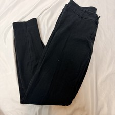 Old Navy The Pixie Pants 6 Regular Black Skinny Chino Ankle Stretch Career