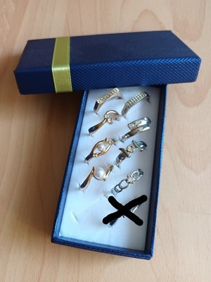 Fingerring Ring Finger gold silber größenverstellbar  Modeschmuck  zur Auswahl
