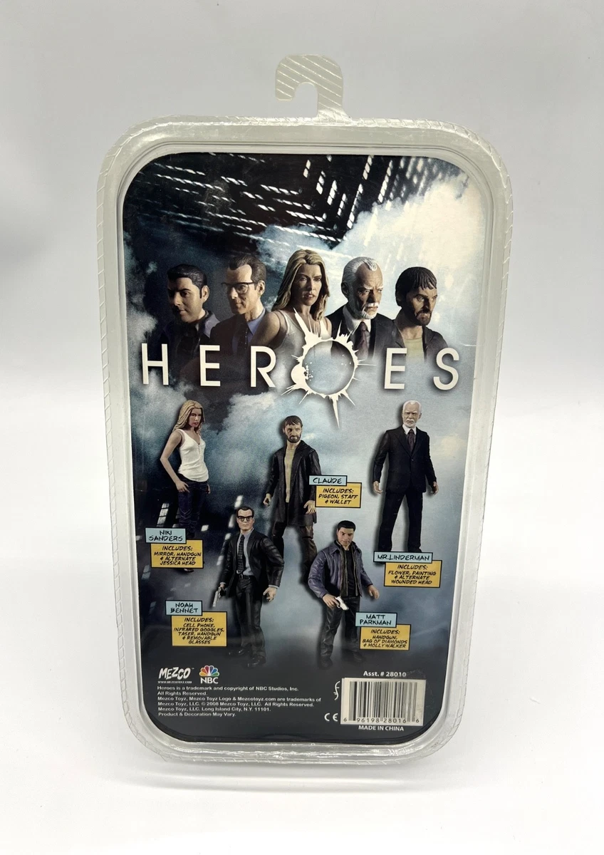 Invisible Claude Heroes Series 2 Mezco Toyz 2008 Action Figure with Wallet & Pig
