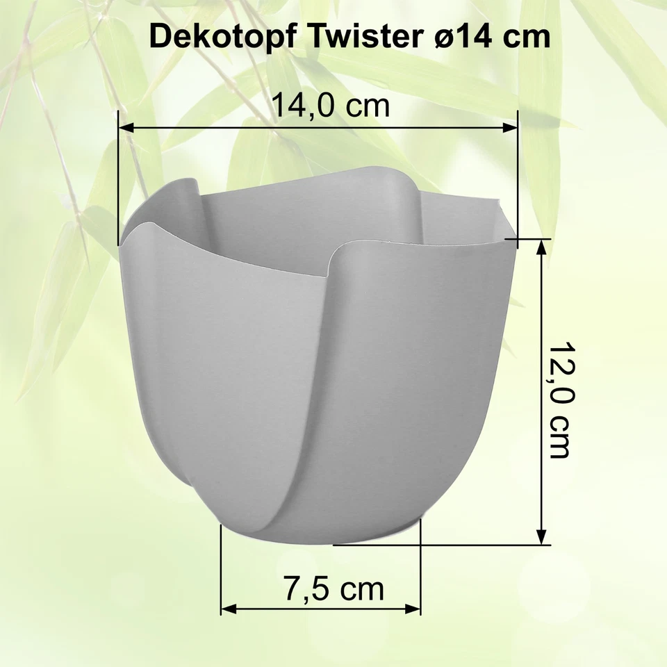 MePla - Set - Dekotopf Twister – Stilvoll, robust und vielseitig - Bild 3 von 4