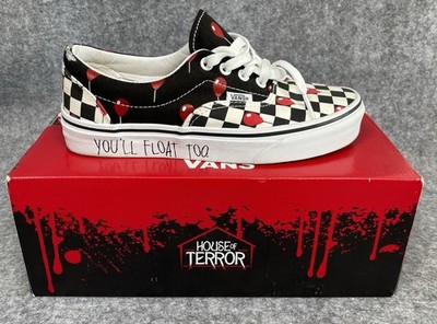 Vans X House Of Terror Collab  It  Pennywise Checkerboard Era (M 5.5, W 7)