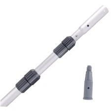  Pool Pole-Upgraded Professional 15 Foot Telescoping Swimming Pool Pole 15 Feet