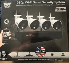 Night Owl 1080p Wi-Fi Security System 10 Channel Wi-Fi 4 Wi-Fi IP Cameras .
