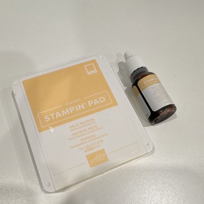 Stampin  Up! Classic Stampin  Pad Stempelkissen + Nachfülltinte Papaya