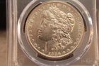 1896s Morgan Silver Dollar PGCS Au Details Nice Coin 90% Silver