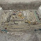 Vintage To Modern Costume Fashion Jewelry Lot  Necklaces Rings Bracelets Pins