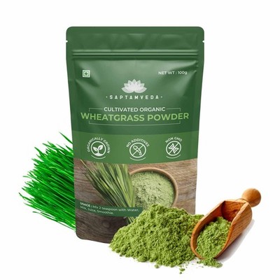 Saptamveda Weizengras Pulver 100gm