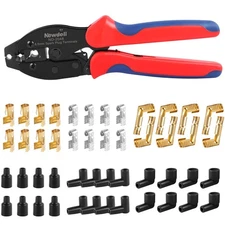 Ratchet Spark Plug Wire Crimper Set Newdeli 25Pcs Spark Plug Crimping Tool