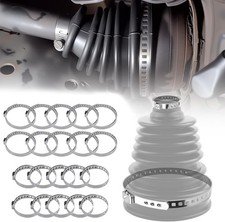 20Pcs Adjustable Axle CV Boot Joint Crimp Clamps Large + Small Kit For Chevrolet