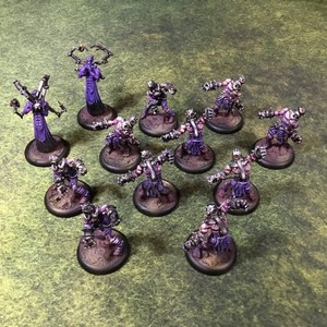 Warmachine Cephalyx Drudge Slayers 10X Plus Mind Slavers 2X Well Painted #4