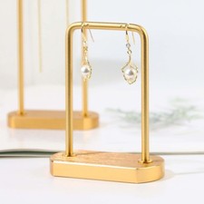 Espositore quadrato per orecchini in metallo per mostrare oggetti di scena