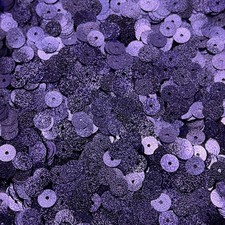 5mm Sequins Lavender Light Purple Metallic Embossed Texture Made in USA