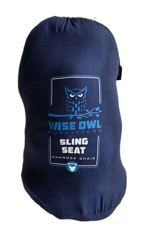 Wise Owl Outfitters Sling Seat Hammock Chair Single Camping Blue Outdoors Seat