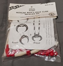 Vintage Offical Boy Scouts Medicine Man's  Eagle Claw  Kit