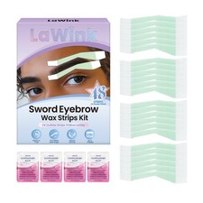 LAWINK Eyebrow Wax Strips Sword Type 48Pcs 4 Calming Oil 48 Count Pack of 1 