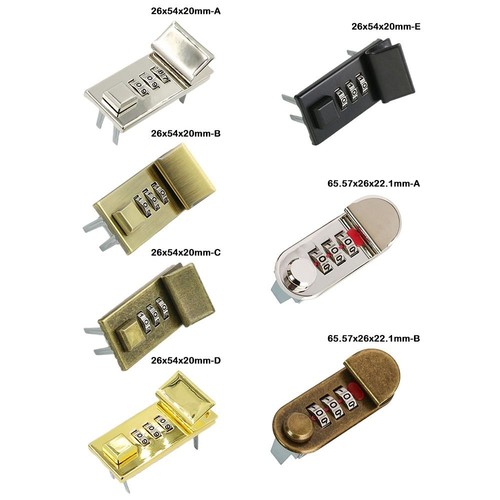 DIY Notepad Password Lock Waterproof Alloy Lock Durable Echanism Lock Luggage - Afbeelding 2 van 19