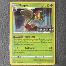 Flapple SWSH022 Pre Release Promo Holo Sword & Shield Rebel Clash NM Near Mint on eBay