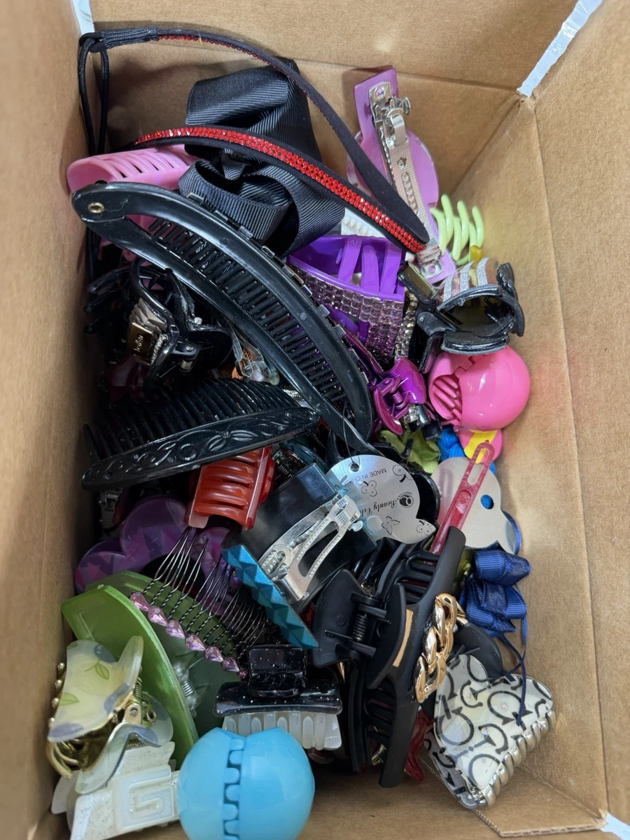 NEW hair accessories whole lot bulk deal 80 pieces clips ties bow etc retro 80s Hair Accessories - Etsy main image 4