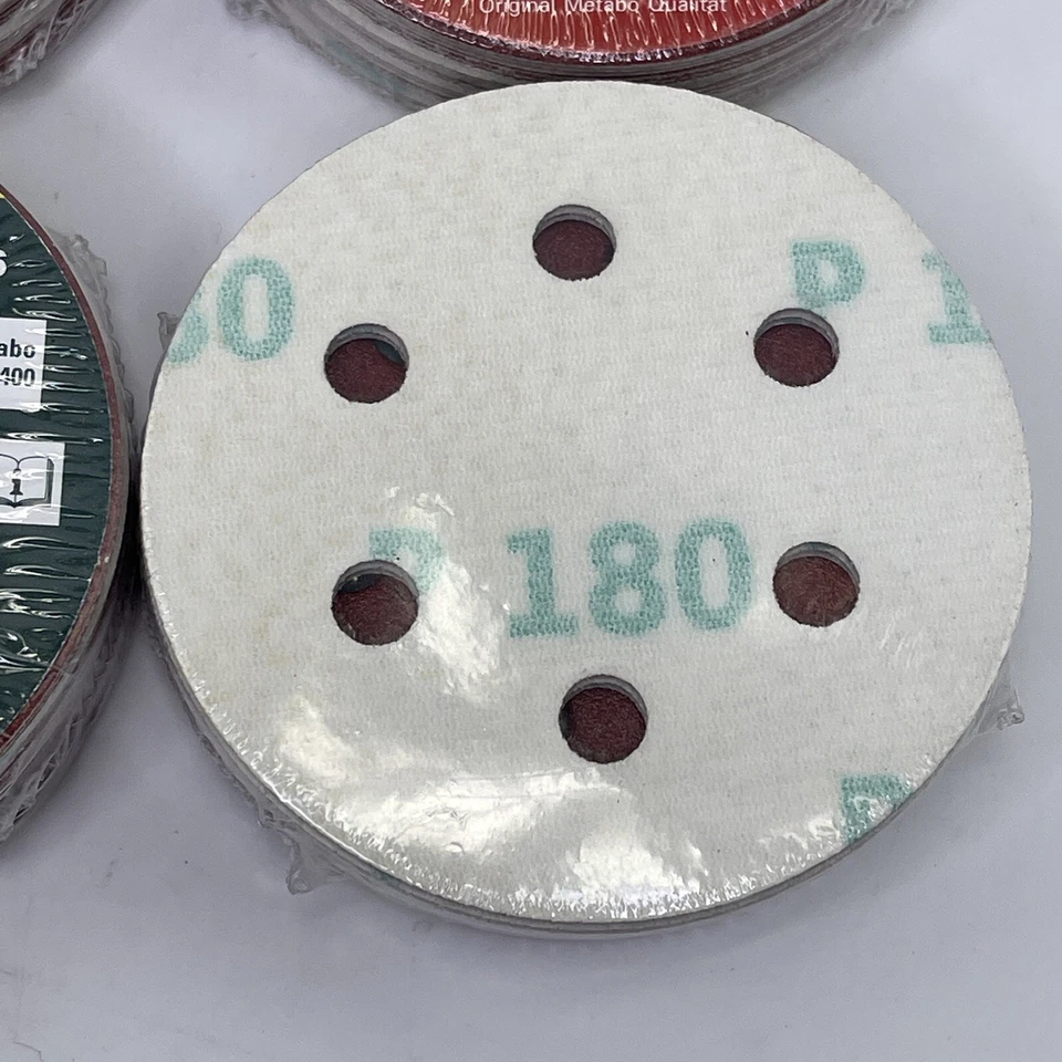 624056000 discos de lijado adhesivos P180 de 3-1/8 pulgadas, paquete de 100 Foto 3 de 4
