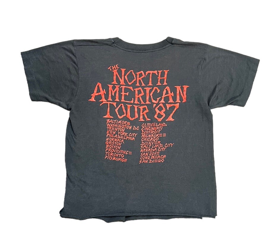 1987 The Exploited North American Tour Vintage Shirt Small | eBay