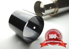 4 Add On Carbon Fiber Cover Tip For Catback Axle Back Exhaust Muffler
