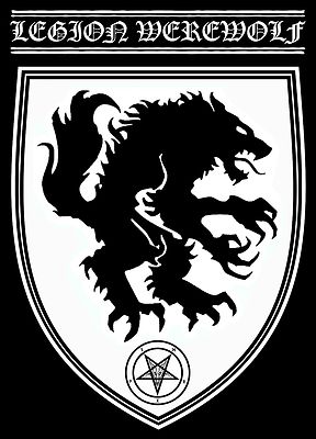 Satanic Warmaster True Werewolf Black Metal Legion Canvas Patch