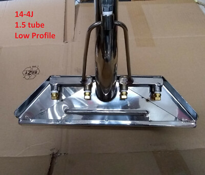 #ad 14quot; 4 JET S BEND LOW PROFILE CARPET CLEANING WAND 1.5 tube $289.00