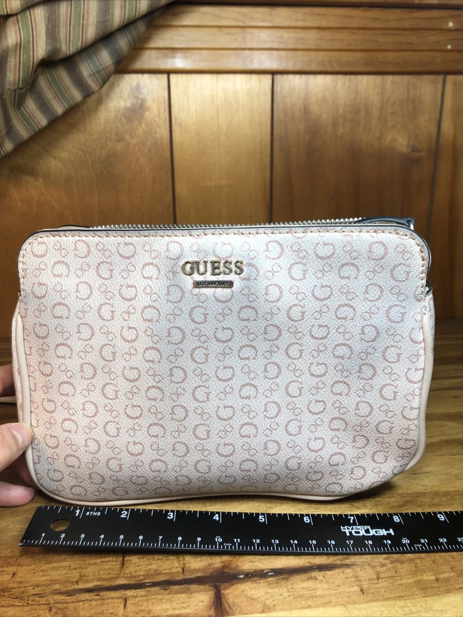 GUESS Los Angeles G Logo Satchel Crossbody Tote Bag Handbag - Two