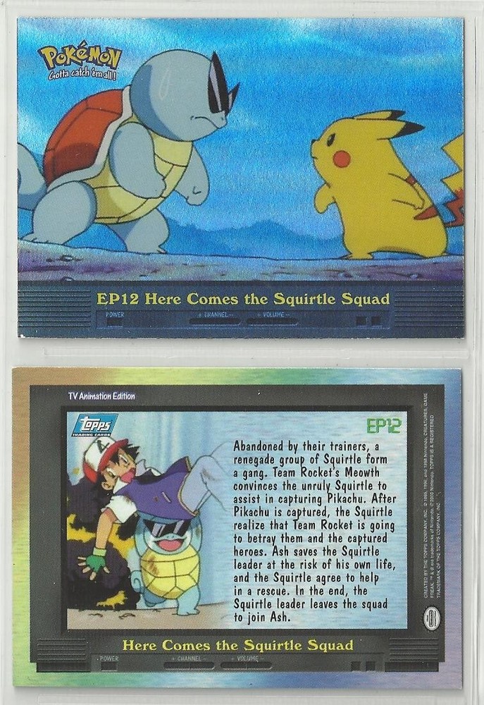2000 Pokemon TV Animation Series 2 (Topps) FOIL PARALLEL 