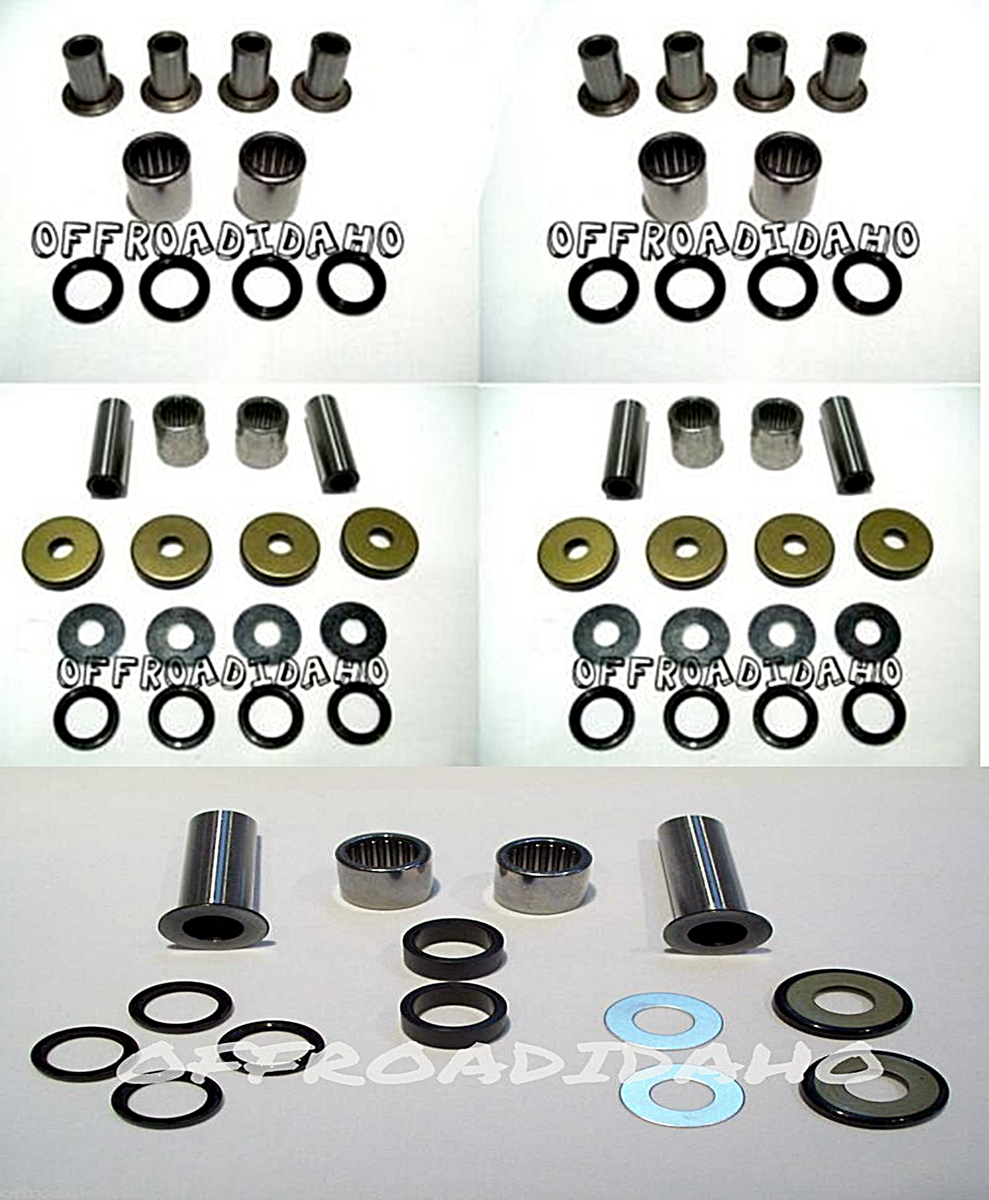 FRONT/REAR SWINGARM LOWER/UPPER A-ARM BUSHING & SHAFT FULL KIT