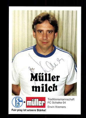 Erwin Kremers Autogrammkarte FC Schalke 04 Original Signiert A 108028