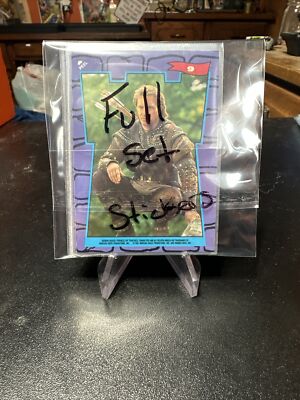 1991 Topps Robin Hood Prince of Thieves Sticker Set (9) Nm/Mt