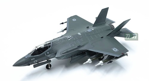 Heiß 1:72 israelische F-35i Stealth fünfte Generation Flugzeuglegierung F35 Kampfflugzeugmodell - Bild 17 von 17