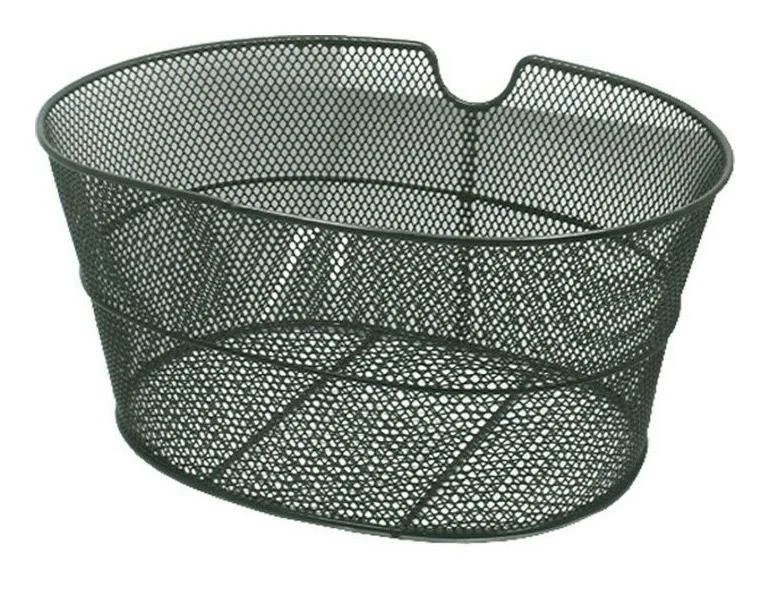 Red Loon Cestino Portapacchi Bici In Metallo 22L - Nero, Rimovibile Per La Spesa