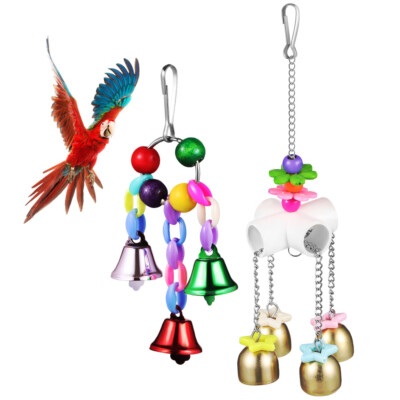 Soldes 2 Pcs Papagei Spielzeug Vogel-Intelligenz-Spielzeug Kauspielzeug Für Vögel