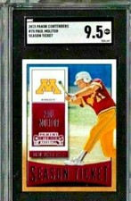 2015 Panini Contenders Paul Molitor Season Ticket SGC 9.5
