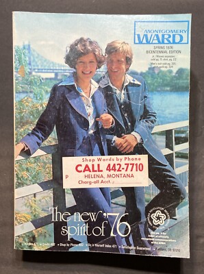 Vintage MCM 1976 Bicentennial Montgomery Wards Spring Summer Catalog 1162 Pages